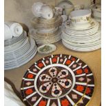 Royal Crown Derby 1128 pattern plates together with a Hedgerow pattern part dinner set,