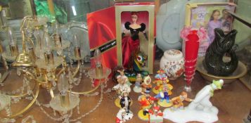 Eleven Royal Doulton figures including Tino the Trixter,Randolf the Ring Master, Bunnykins etc,