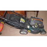 A Wolf electric start mower (Sold as seen,