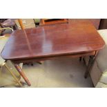 A 19th century mahogany side table,