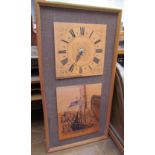 Two copper clock pictures ***PLEASE NOTE THAT THIS LOT WILL BE DISPOSED OF 14 DAYS FROM THE DATE