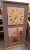 Two copper clock pictures ***PLEASE NOTE THAT THIS LOT WILL BE DISPOSED OF 14 DAYS FROM THE DATE