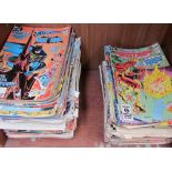 Assorted DC comics from the 1980's including Superman and Batman, The New Mutants,