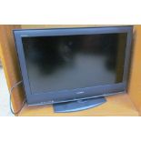 A Sony Bravia 32" flat screen television (Sold as seen,