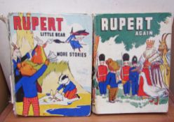 Rupert Little Bear together with Rupert Again and more stories by Mary Tourtel