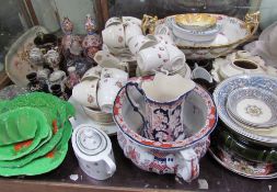 A Grosvenor China part tea set together with a Royal Doulton part tea set,