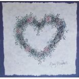 After Mary Hughes A Heart A print Together with a large collection of prints,