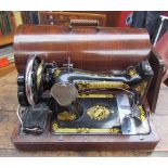 A Singer sewing machine