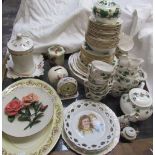 A Duchess bone china part tea service together with assorted plates etc