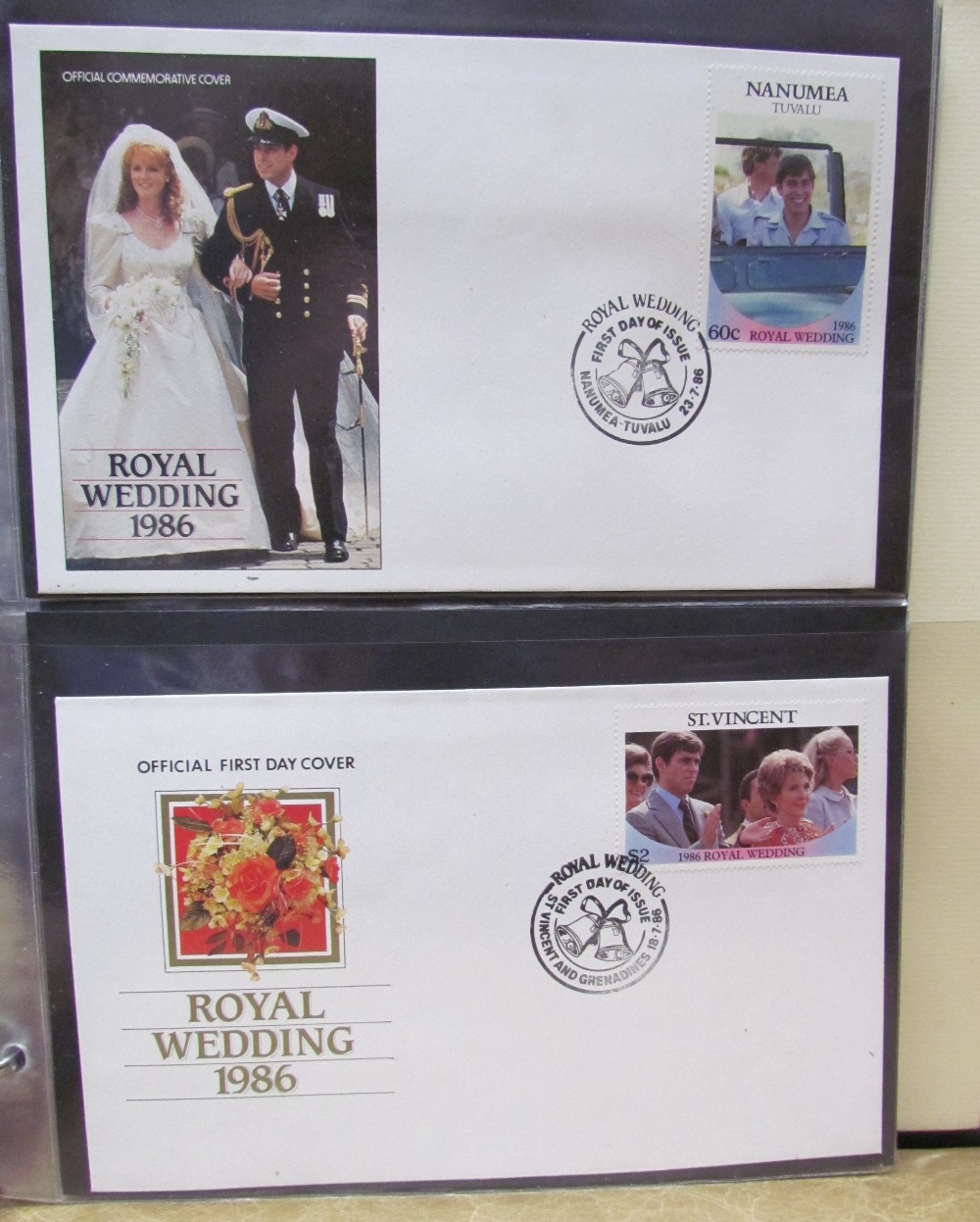 Five assorted stamp folders of the Royal Family and Royal Events - Image 3 of 3