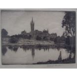 After Robert Houston Glasgow University An Etching Signed in pencil,