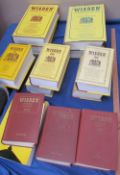 Wisden Cricketers Almanacks including 1963, 1966, 1973, 1979, 1983, 1994, 1998,