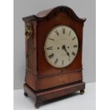 A Regency Mahogany bracket clock,