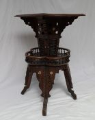 A Middle Eastern occasional table,