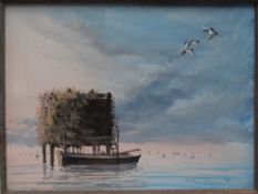 Will Haddon The hide Oil on board Signed and dated '78 29.5 x 39.