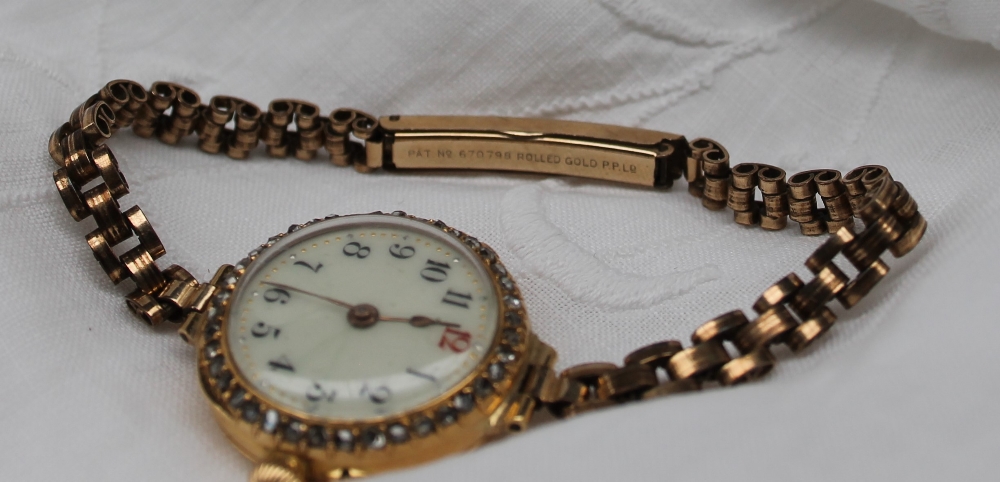 An 18ct yellow gold Lady's wristwatch, - Image 3 of 4