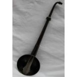 An electroplated two drawer telescopic ear trumpet,