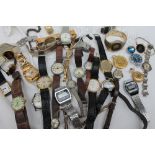 Assorted wristwatches including Buren, Starlon executive, Ingersoll, Vendome, Sekonda, Newmark '52',