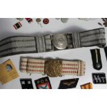 A Communist East-German officers brocade dress parade belt,