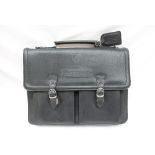 A Falcon black 'leather' briefcase,