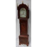 A 19th century mahogany longcase clock,