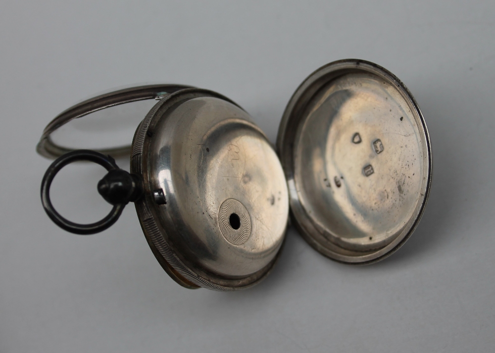 A George V silver open faced pocket watch, - Image 5 of 6