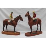 A connoisseur model by Beswick of Red Rum, Brian Fletcher up,