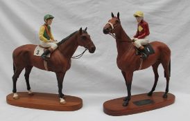 A connoisseur model by Beswick of Red Rum, Brian Fletcher up,
