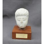 An Ancient Roman white marble head of a lady,