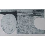 Islwyn Watkins (Welsh 1938 - 2018) Oval and Cutaway Limited edition etching, No.