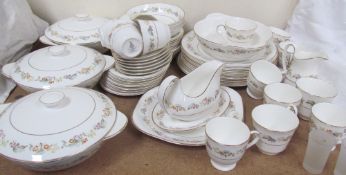 A Royal Doulton Symphony pattern part tea and dinner service