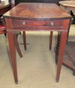 A Victorian mahogany Pembroke table,