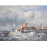 Brian Murray A harbour scene Oil on board Signed Together with a companion