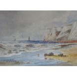 Thomas Sidney Beachy Head Watercolour Together with a collection of assorted paintings and prints