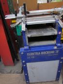 An Elektra Beckum HC260 planer thicknesser (Sold as seen, untested,