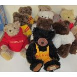 Assorted Giorgio Beverly Hills collectable teddy bears