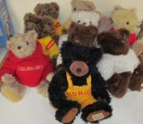 Assorted Giorgio Beverly Hills collectable teddy bears