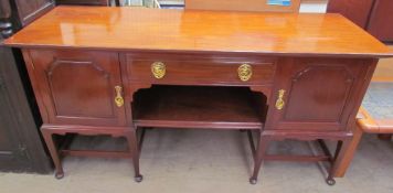 An early 20th century mahogany sideboard,