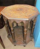 A 20th century oak occasional table,