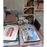 A Quantity of books on Cardiff, together with tankard,