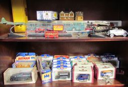 Modern Dinky Supertoys together with Oxford Die cast toy cars and other models