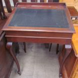 A late 19th / early 20th century mahogany desk,