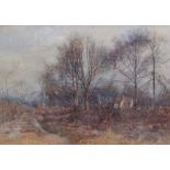 WG Addison Landscape Scene Watercolour Signed Together with three other pictures