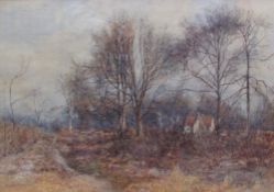 WG Addison Landscape Scene Watercolour Signed Together with three other pictures