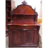 A Victorian mahogany chiffonier,