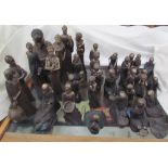 A collection of Soul Journey Masai figures