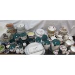 A Denby stoneware part dinner set together with a Royal Grafton part tea set, other part tea sets,