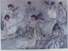 After William Russell Flint “Variations on a theme” A Frost and Reed print Signed in pencil to the