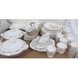 A Royal Doulton Symphony pattern part tea and dinner service