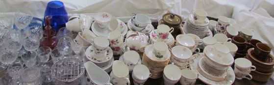 A Hornsea part tea service together with paragon part tea set, other part sets, other part tea sets,